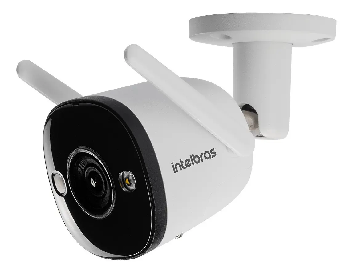 Camera de Video Seguranca Intelbras Im5 Wi Fi Full Hd Full Color Cor Branca