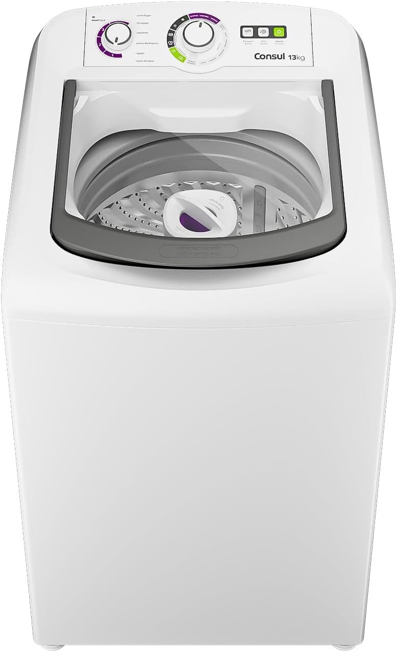 Máquina de Lavar Consul CWH13AB 13kg Branca Dosagem Econômica 220V