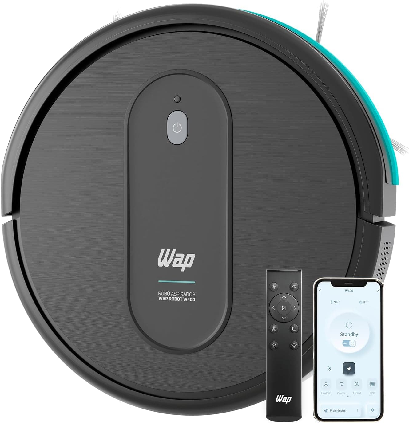 Robô Aspirador WAP W400 3 em 1