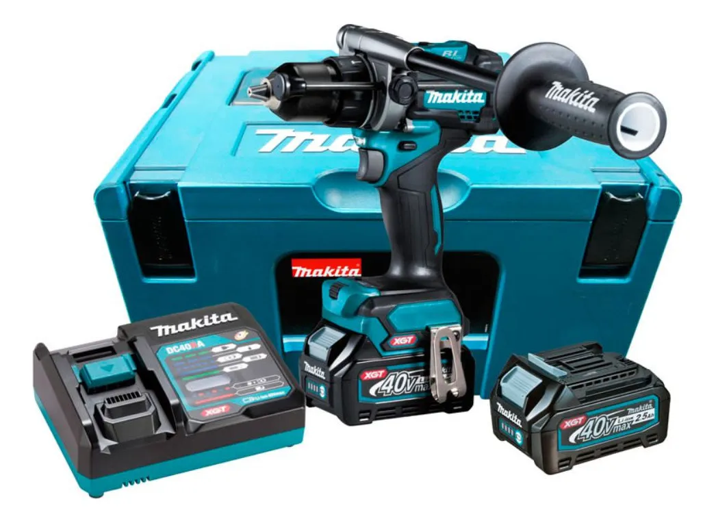 Parafusadeira Furadeira Impacto a Bateria Makita Hp001gd201