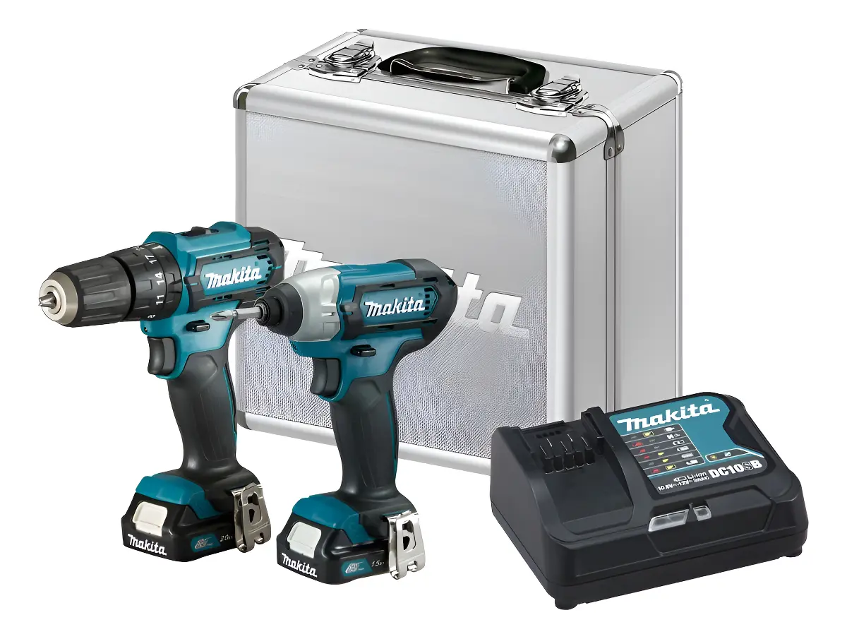 Kit Parafusadeira de Impacto 2 Baterias 12V CLX228SAX Makita