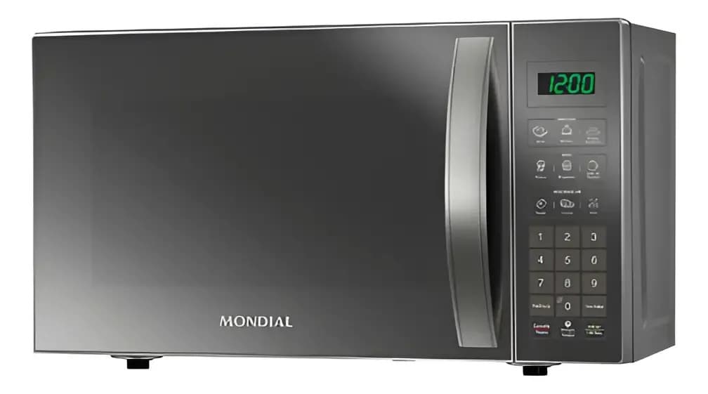Micro-ondas Mondial 1200W Cinza Espelhado MO-01-21-E 110V