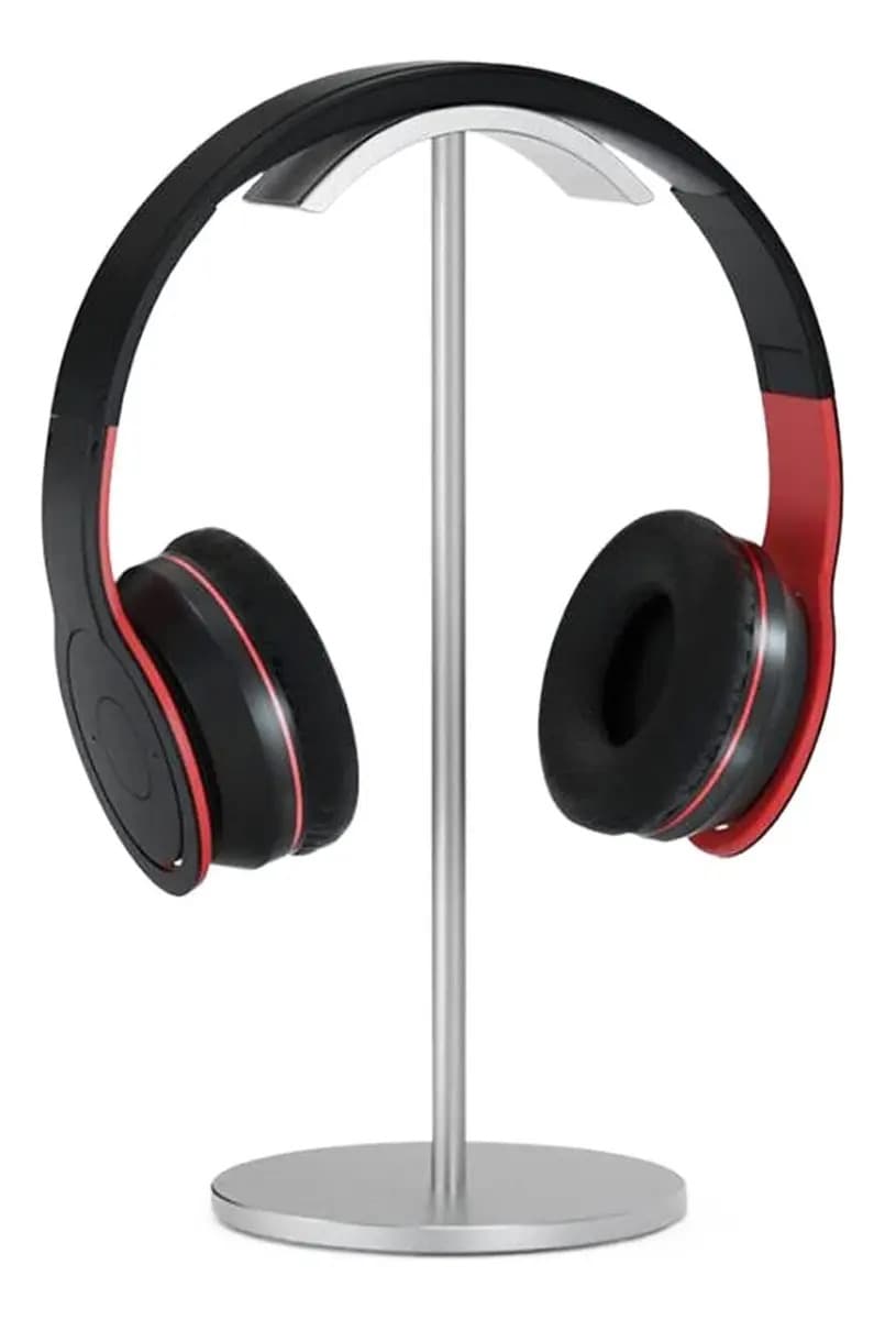 Suporte para Fones de Ouvido Suporte Universal de Alumínio para Headsets de Jogos Suporte para Headsets Economize Espaço para Headsets (cor: Silver, Tamanho: 10.5 * 23.5cm)