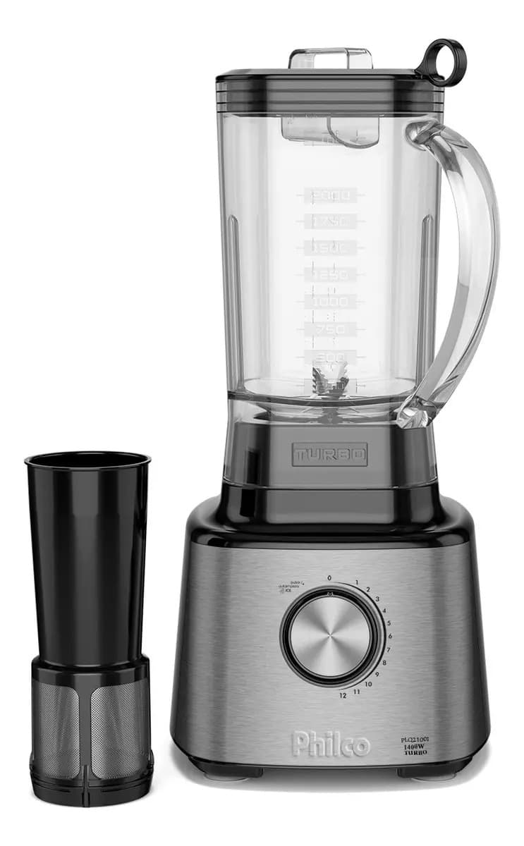 Liquidificador Philco PLQ2100PI 12 Velocidades + Turbo 3L 1400W 127V