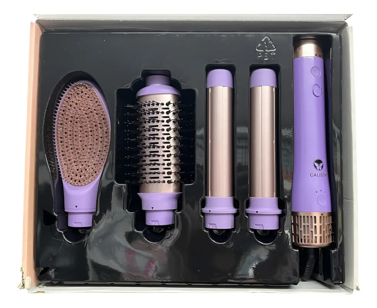 Kit completo de escovas secadoras Eliteair Calista Multistyle - roxo