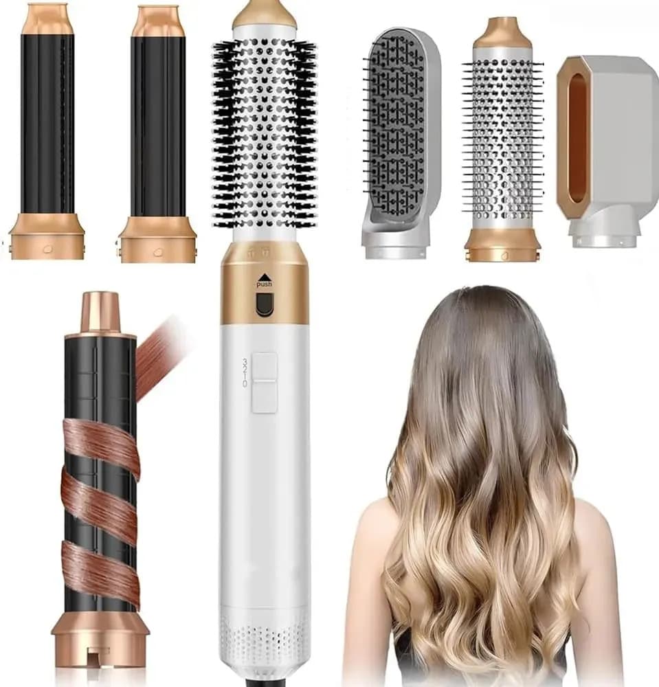 Escova de secador de cabelo 5 em 1, conjunto de escovas secadoras. 110v