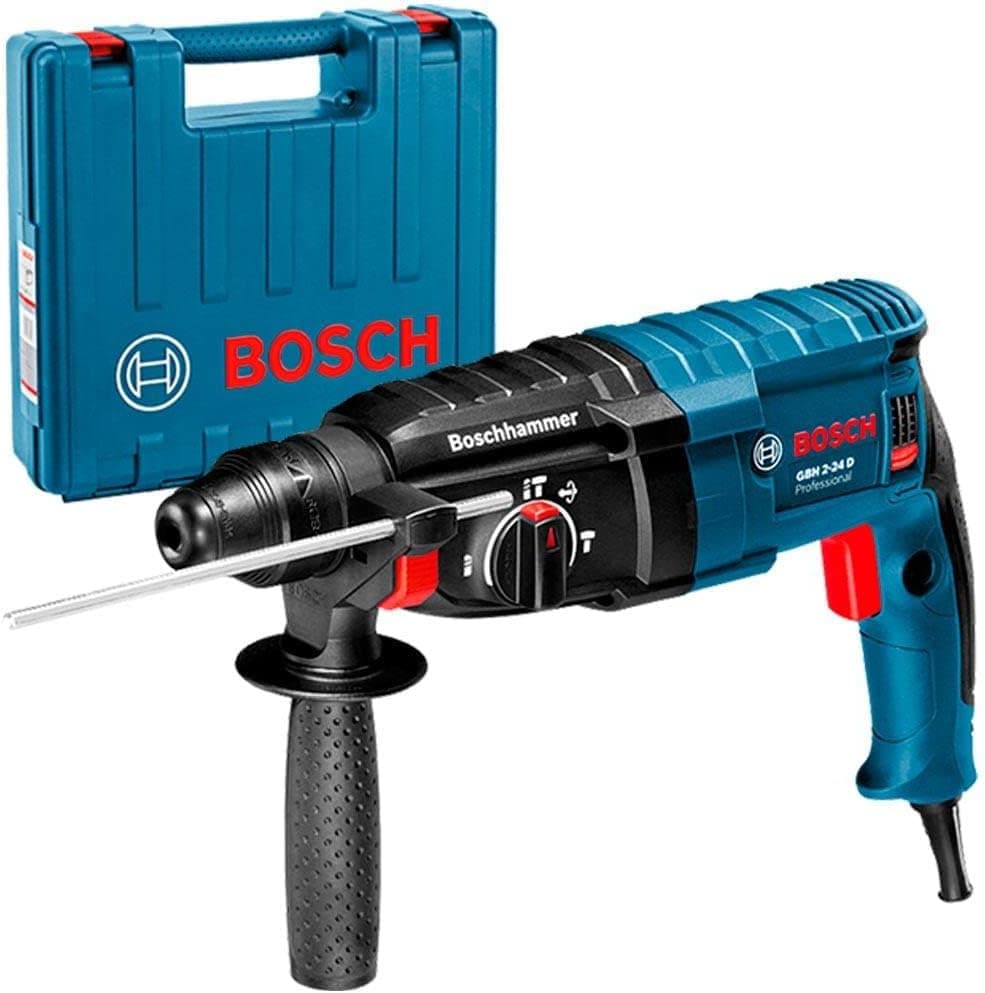 Martelete Perfurador Bosch GBH 2-24 D 820W SDS-Plus 220V com Maleta