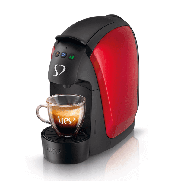 Cafeteira Espresso TRES 3 Corações Luna Vermelha 220V